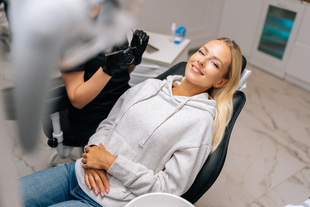 Patient receiving sleep breathing treatment at Olympia Hills Family Dental